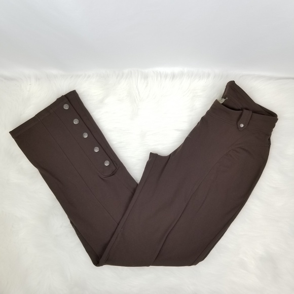 brown yoga pants bootcut